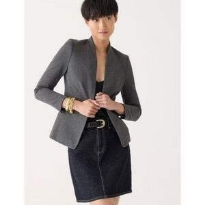 J. Crew Gray Going-out Blazer in Stretch Twill